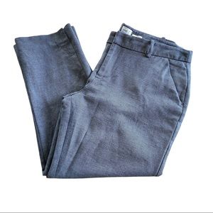 A New Day Grey Stretch Skinny Crop Pants Size 12